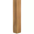 Sedia da pranzo senza braccioli color cognac/bianco e naturale, 1 posto