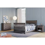 Comodino con 1 cassetto e ripiano aperto Coach Cherry / Dapper Gray, Bambini e neonati