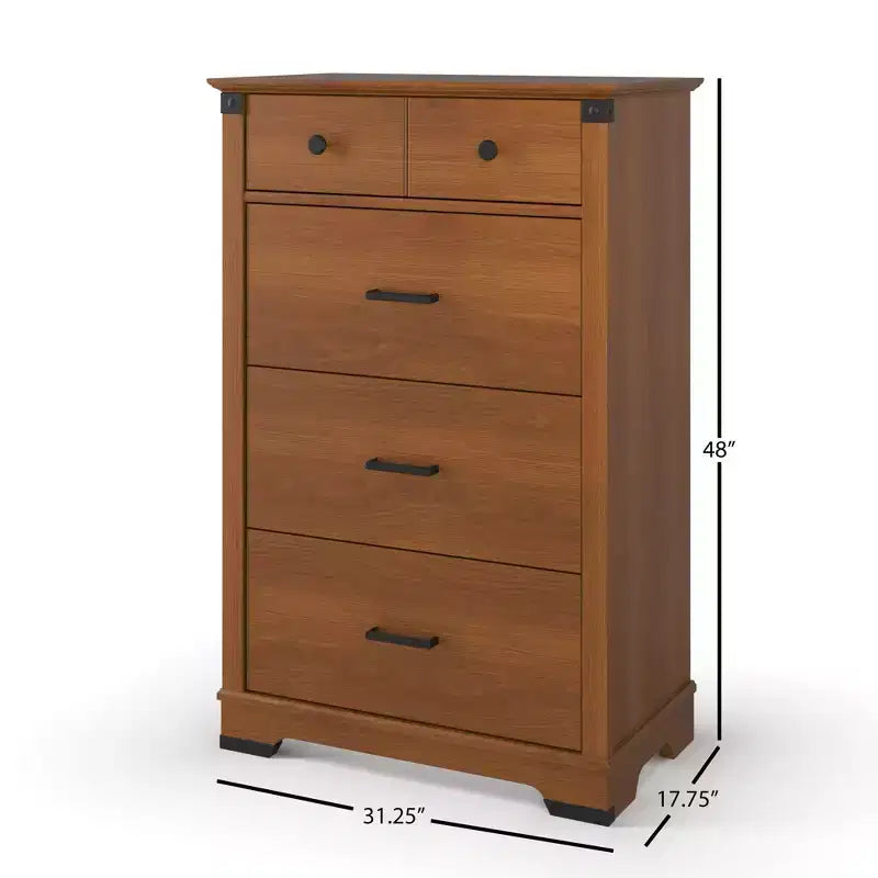 Culla trasformabile a pannello intero Coach Cherry / Dapper Gray e set comò 3 pezzi, per 1 bambino